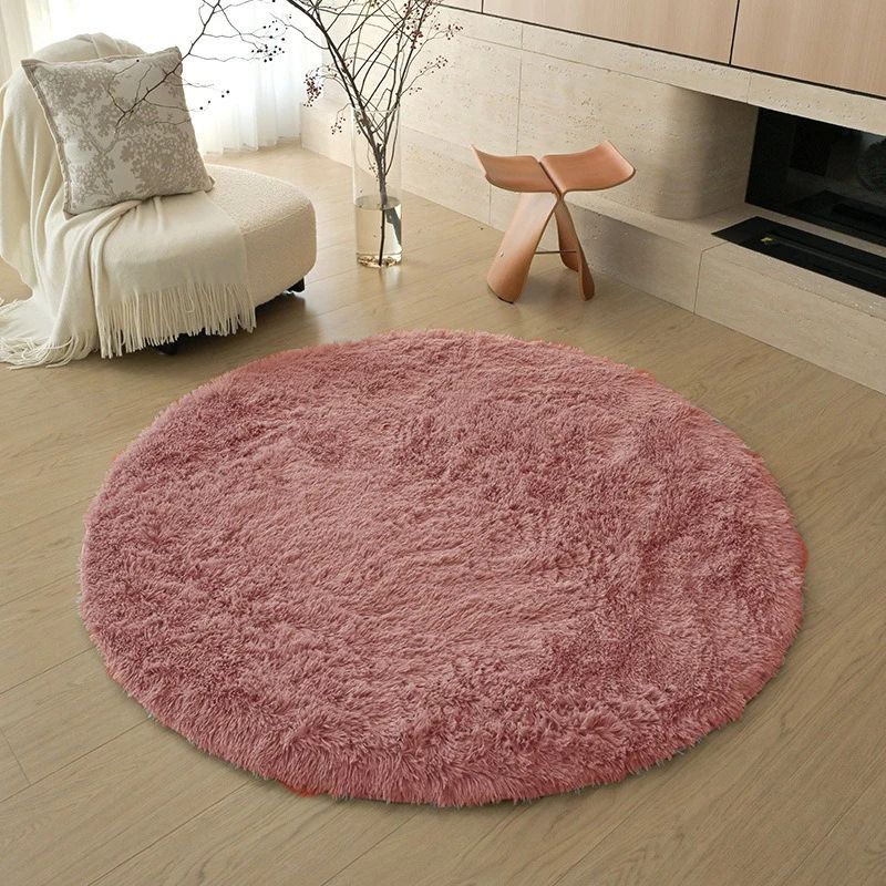 CloudSoft round plush rug for Kids Bedroom and Nursery