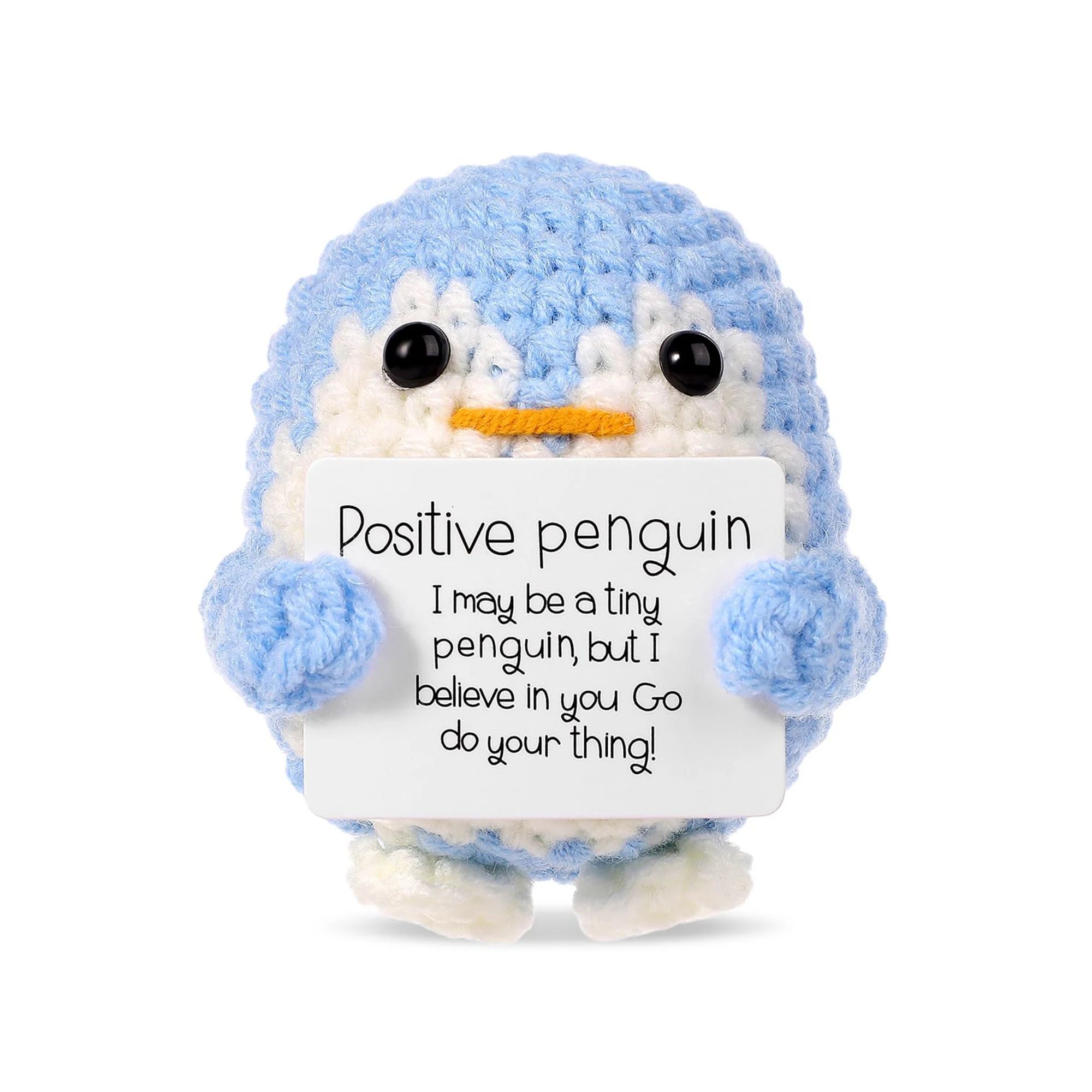 Cozy Comfort Crochet Buddy - Mini Emotional Support Plush Decor