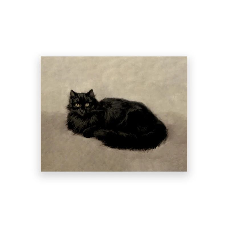 Vintage Owl Canvas Print - Dark Academia Cottagecore Wall Art with Butterflies