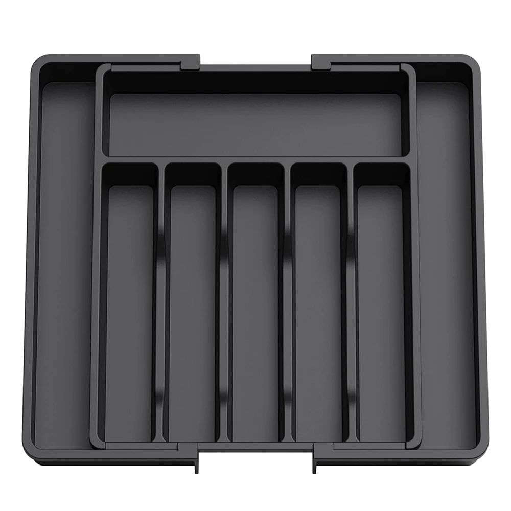 Adjustable Expandable Utensil Organizer Tray for Kitchen Drawers