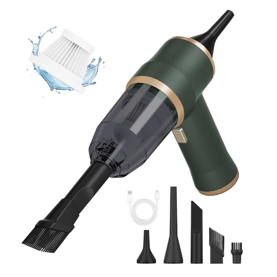 TurboClean 2-in-1 Portable Car Vacuum Cleaner & Blower