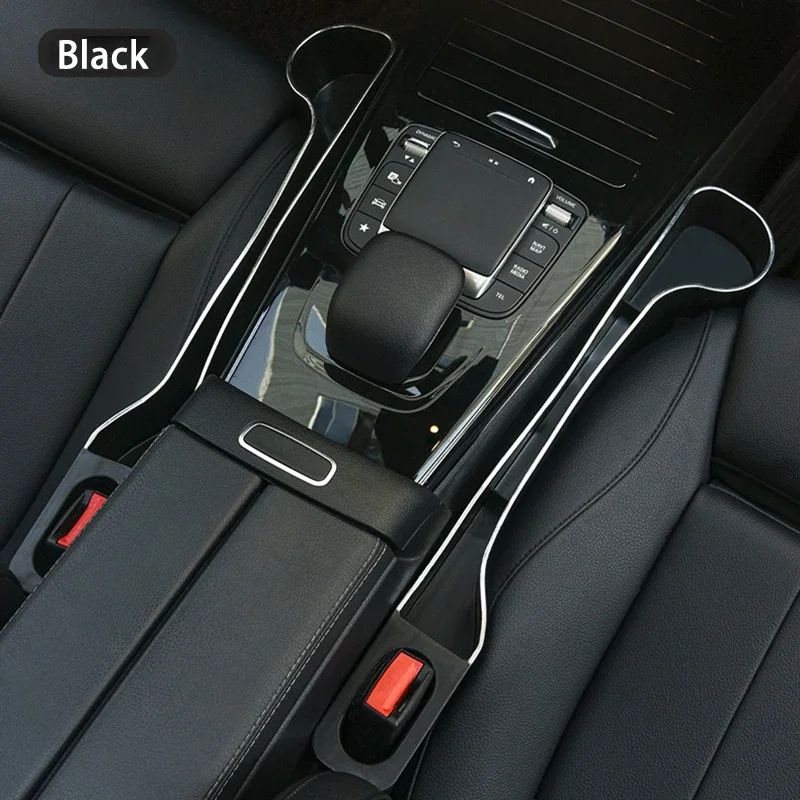 DriveEase Car Seat Gap Filler Organizer with Cup Holder & Phone Storage Set