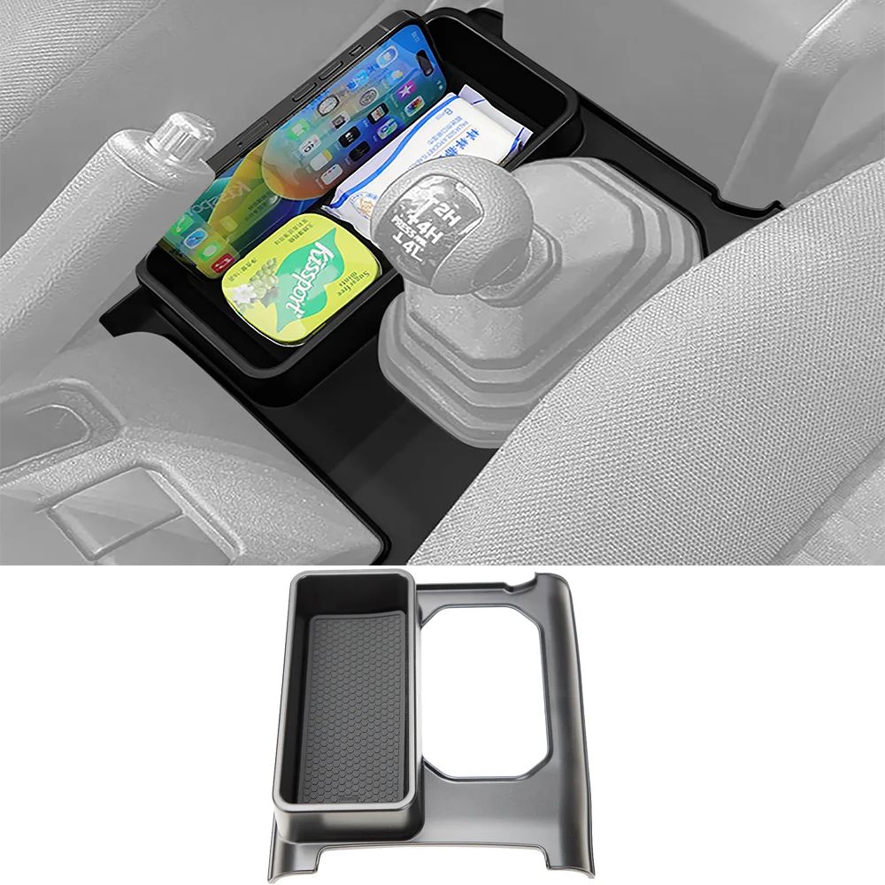 Suzuki Jimny Center Console Organizer Tray with Gear Shift Storage & Phone Holder