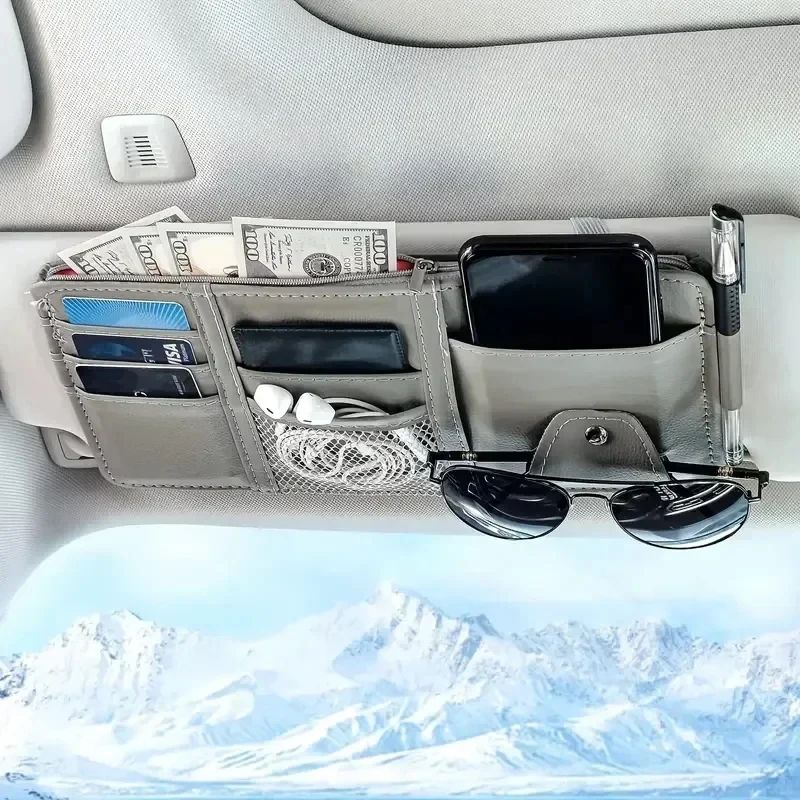 DriveSmart Multi-Pocket Car Sun Visor Organizer