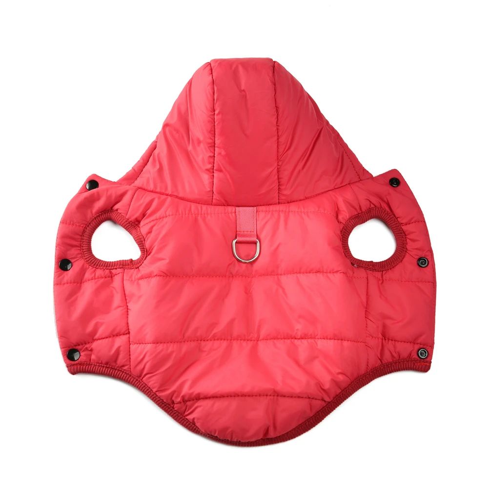 CozyPaws Fleece Dog Hoodie Coat with D-Ring