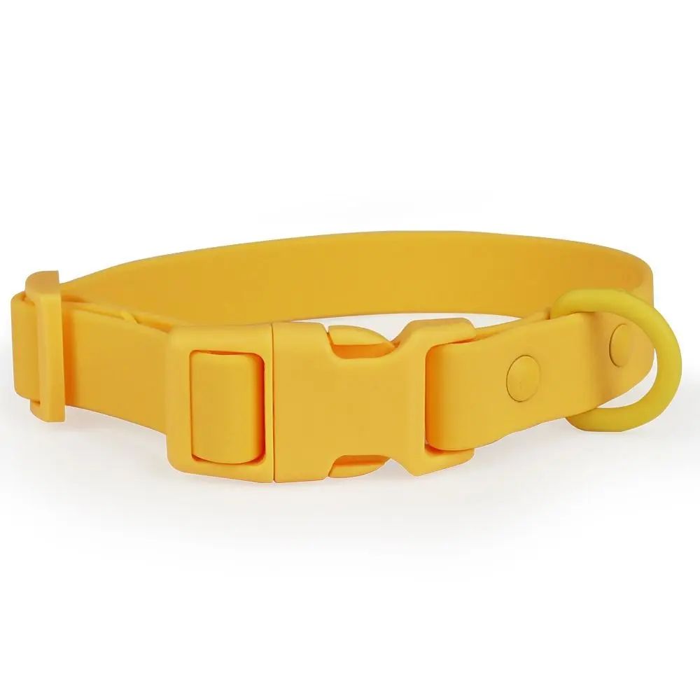 Waterproof Dog Collar with Adjustable Pet Collar Fit and Quick Release Buckle