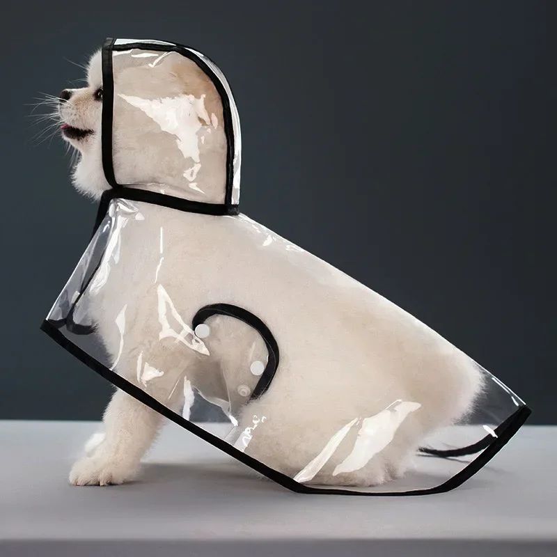 ClearShield Waterproof Dog Raincoat for Small & Large Dogs