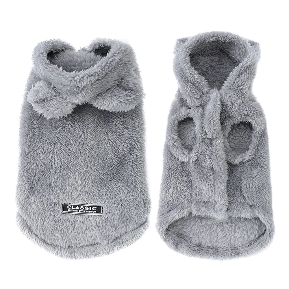 Cozy Purr Fleece Pet Hoodie for Small Dogs & Cats