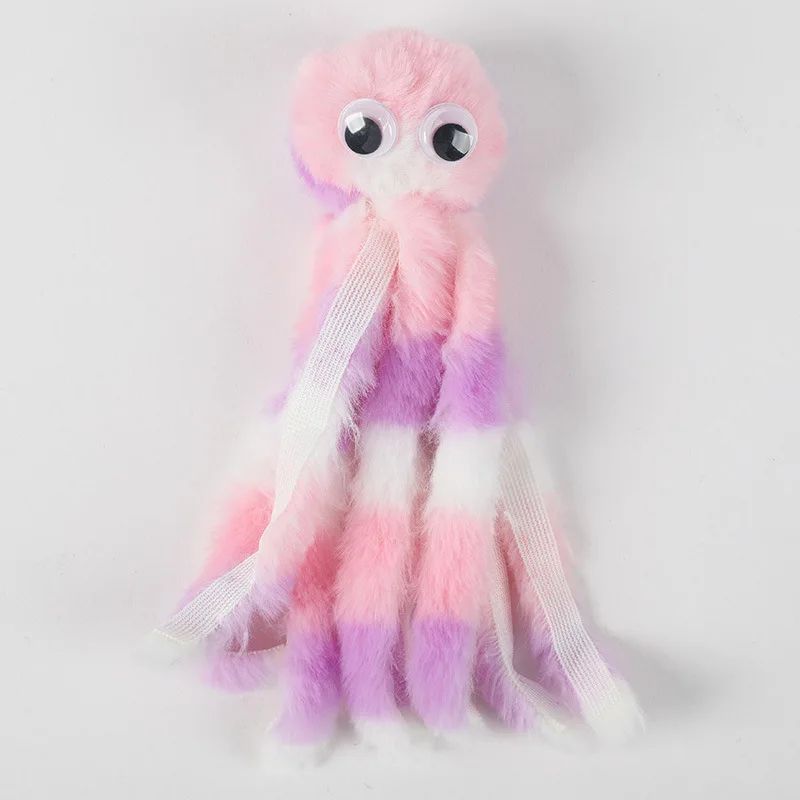Cute Octopus Plush Interactive Cat Toy for Boredom Relief