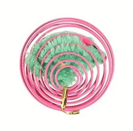 Interactive Cat Spring Ball Toys for Indoor Kitten Chase and Pounce Play