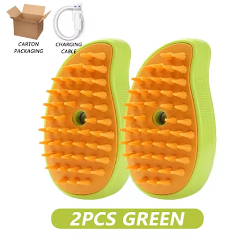 3-in-1 Steam Pet Grooming Brush for Cats and Dogs