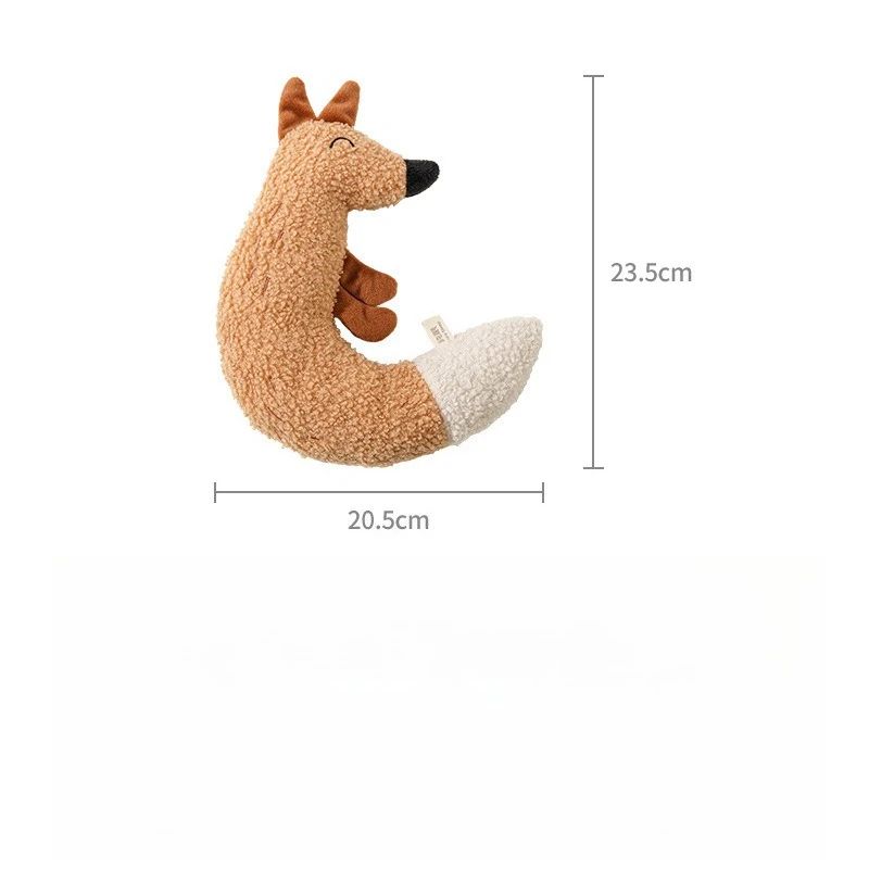 Interactive Squeaky Plush Chew Toy for Cats and Dogs