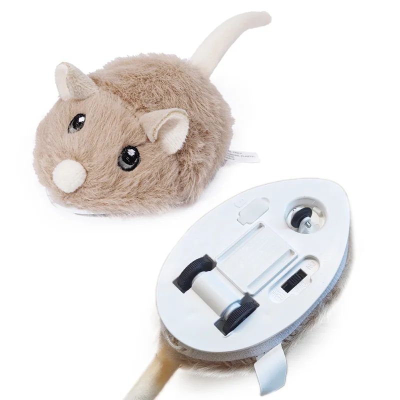 Smart Chase Mouse Interactive Cat Toy – Automatic Moving Plush Mouse for Indoor Cats