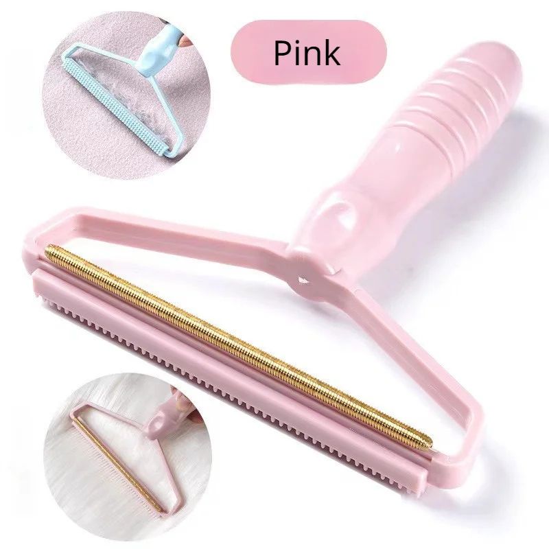 Silicone Double-Sided Pet Hair Remover Brush for Clothes, Furniture & Pet Grooming
