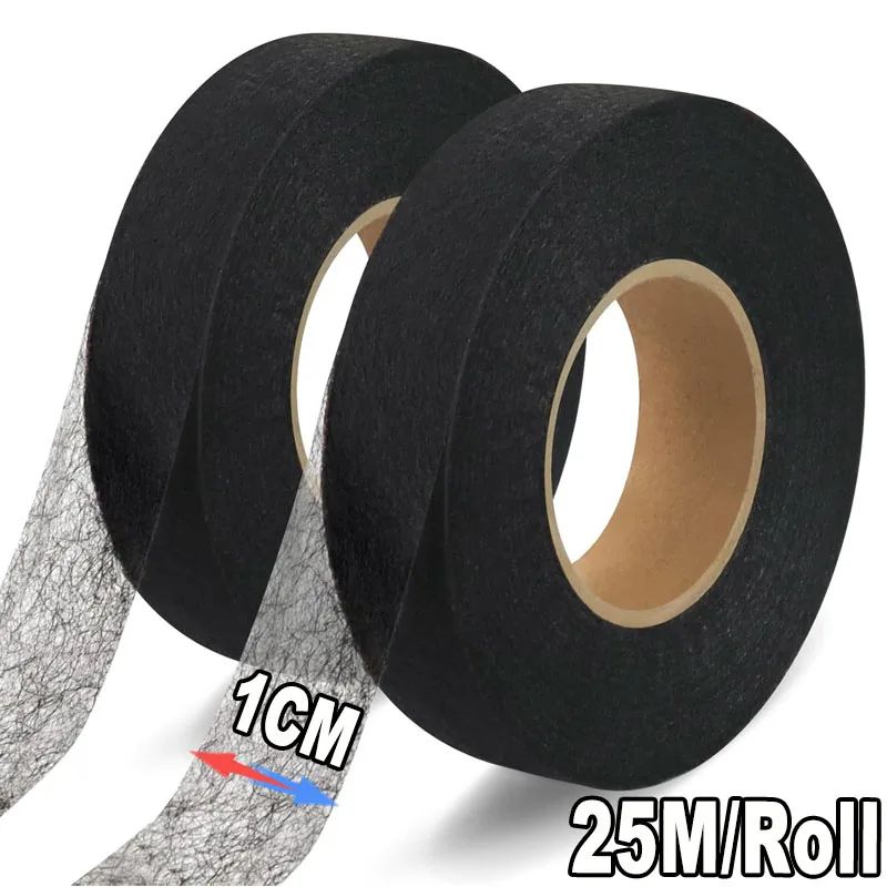 Iron On Hemming Tape Double Sided Fabric Hem Tape No Sew Adhesive Interlining Roll for Clothes and DIY Sewing