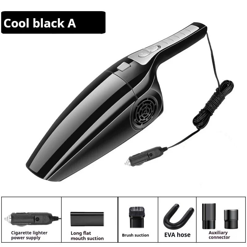 120W High Suction Car Vacuum Cleaner Portable Wet and Dry Handheld Vacuum
