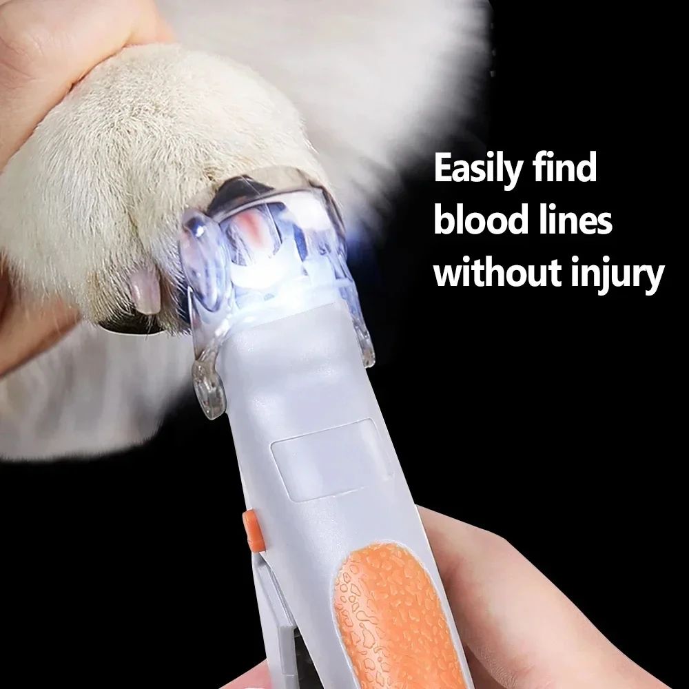 LED Pet Nail Clippers for Dogs and Cats with Precision Safety Light