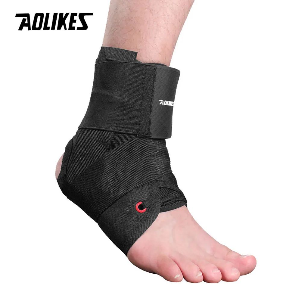 AOLIKES Lace Up Ankle Brace Adjustable Ankle Stabilizer for Sprain Recovery and Sports Support