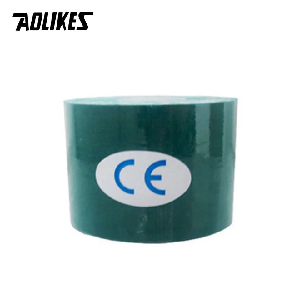 AOLIKES Kinesiology Tape Waterproof Athletic Tape for Muscle and Joint Support 5M Roll