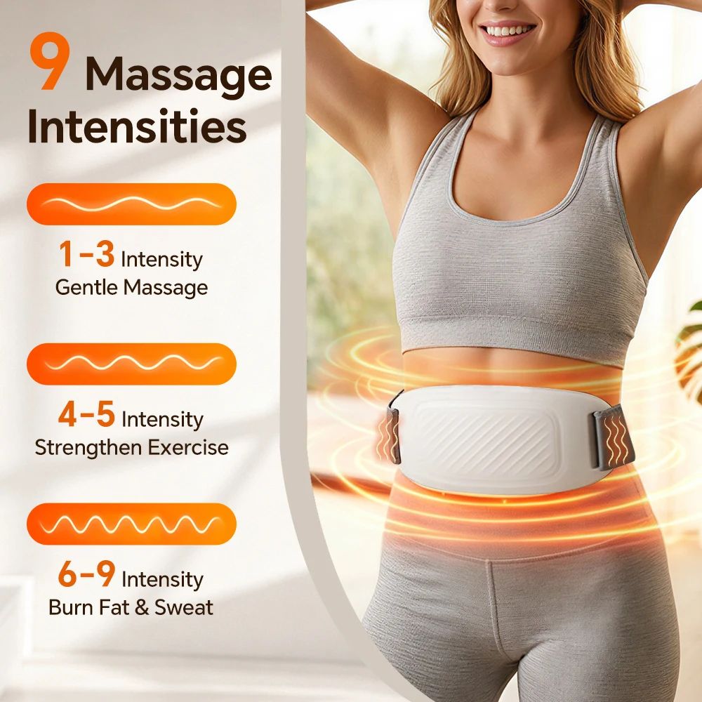 ThermaCore Electric Belly Massager with Heat Cordless Abdominal Massager Belt