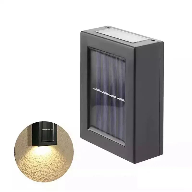 Solar Up and Down Wall Light Waterproof LED Solar Wall Light for Garden Patio Fence