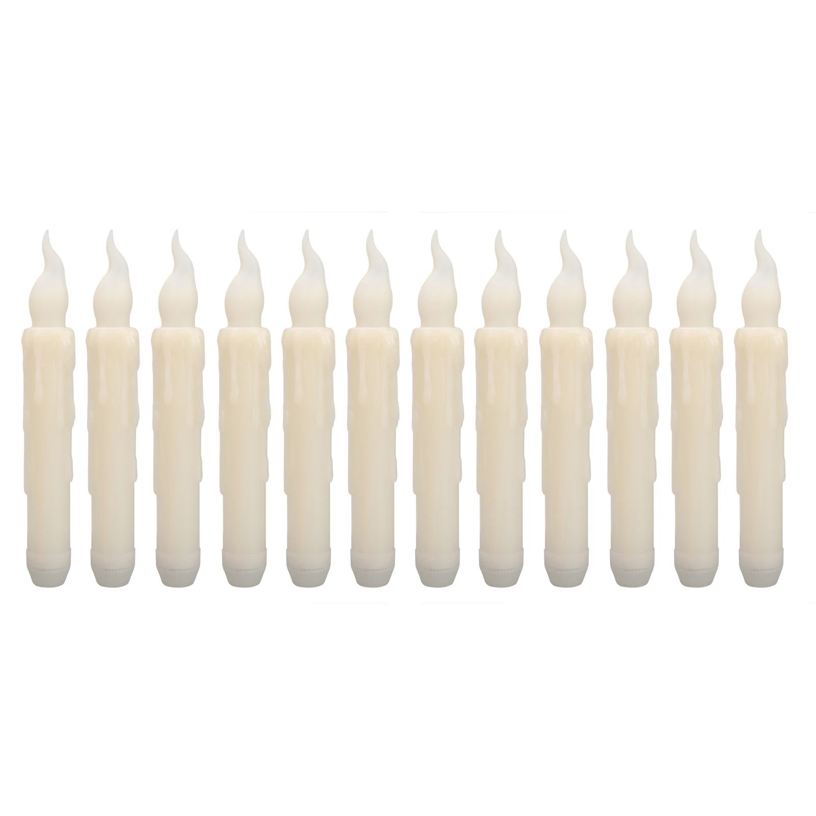 Remote Control LED Floating Taper Candles 12 or 24 Pack Flameless Flickering Candles for Hanging Holiday Decor