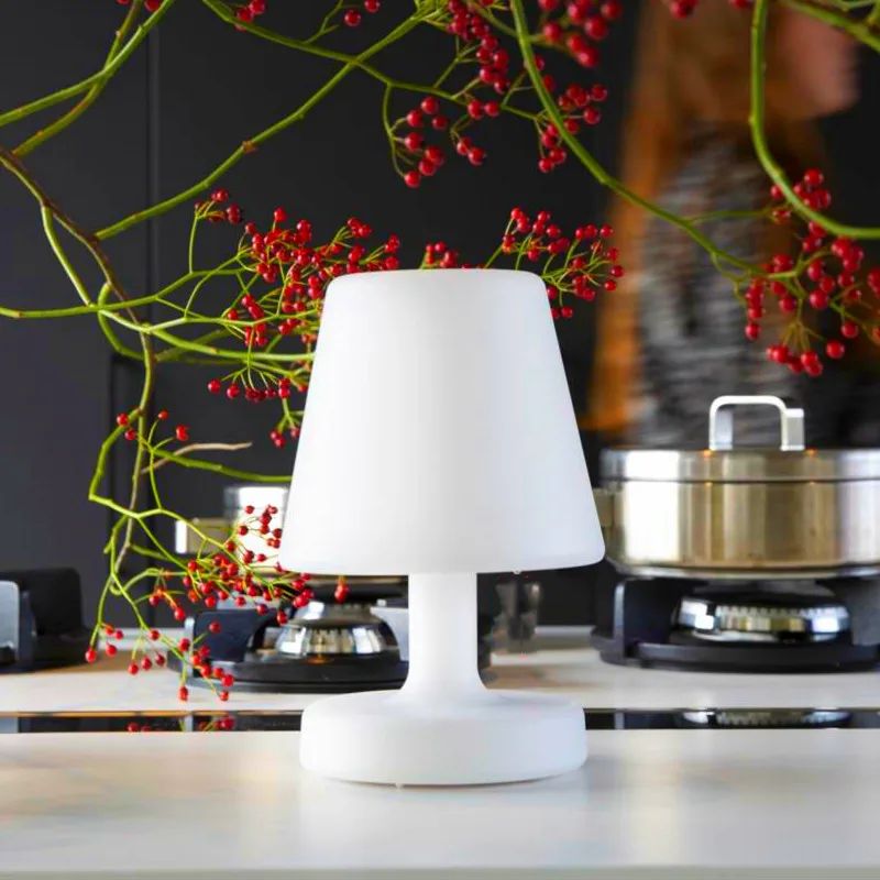 Rechargeable LED Table Lamp with Remote Control – Cordless Dimmable Camping & Bedside Light