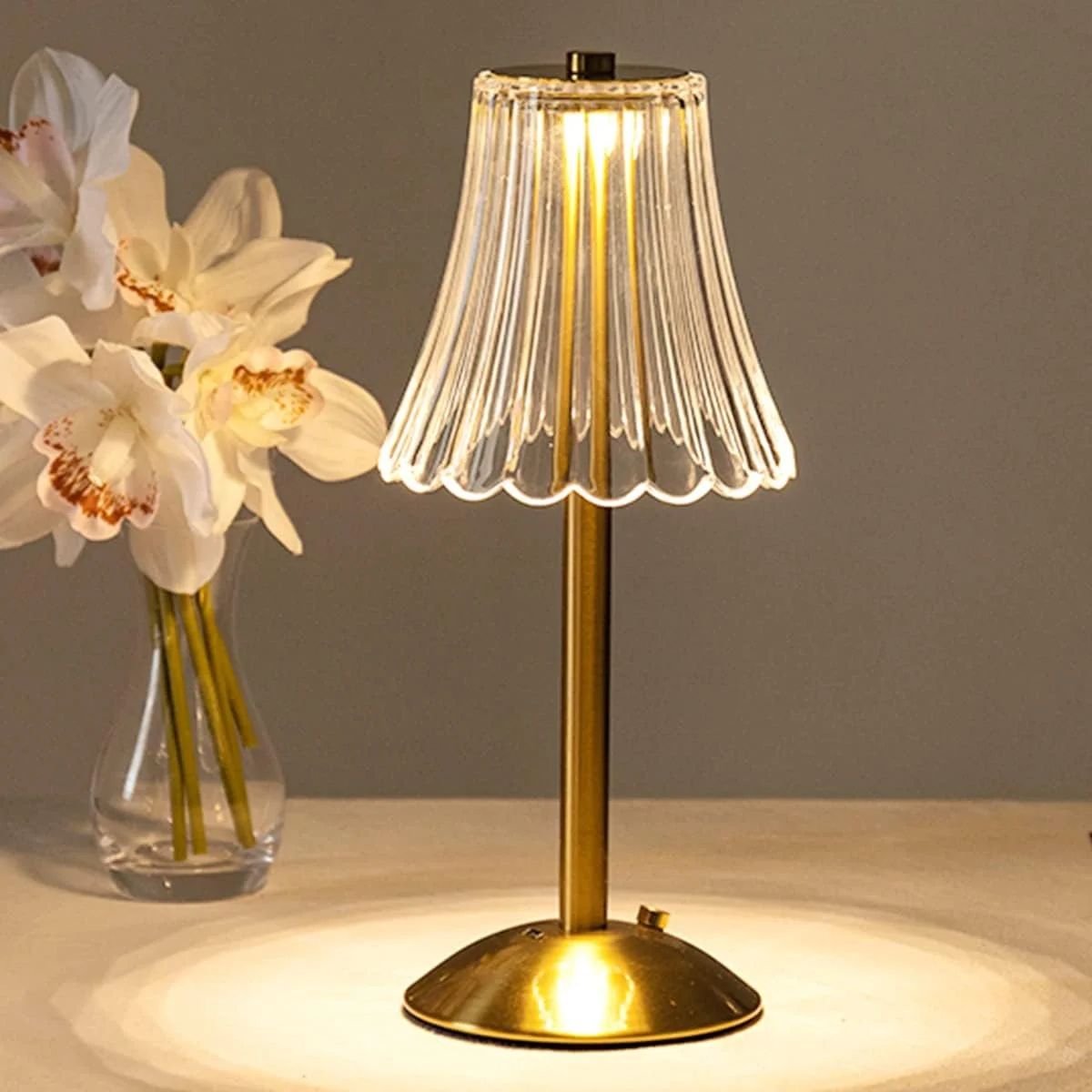 LumiTouch Rechargeable Table Lamp – LED Touch Lamp with Dimmable Cordless Bedside Light