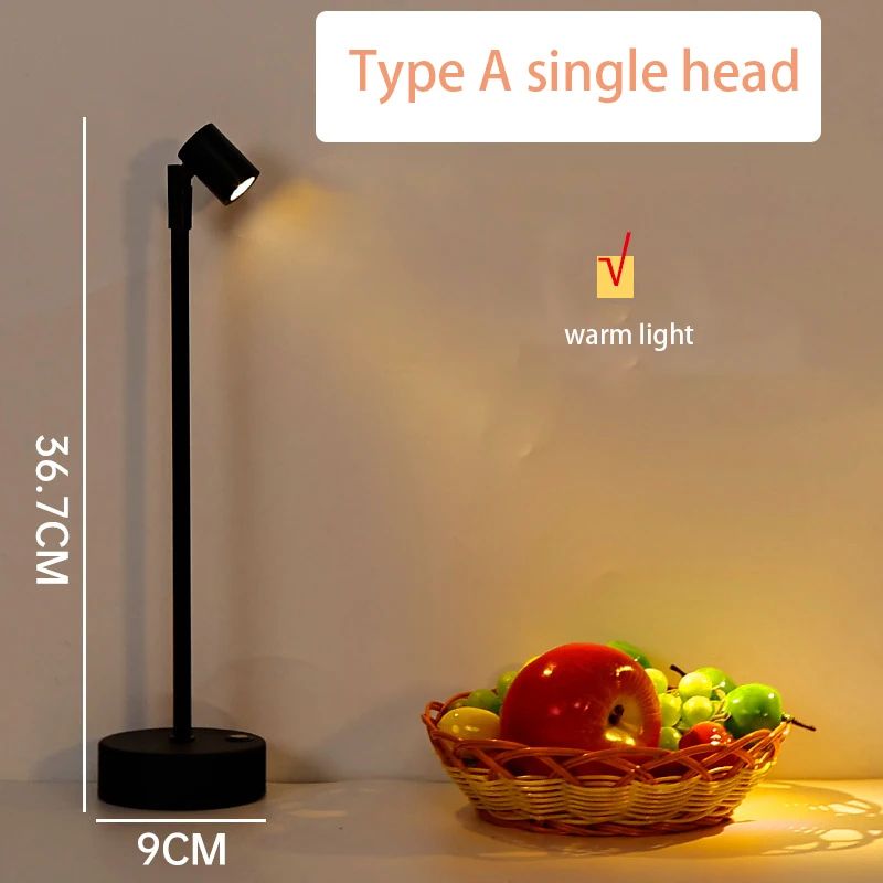 LumiGlow Rechargeable Table Lamp – Cordless LED Touch Lamp for Restaurants, Bars & Home Decor