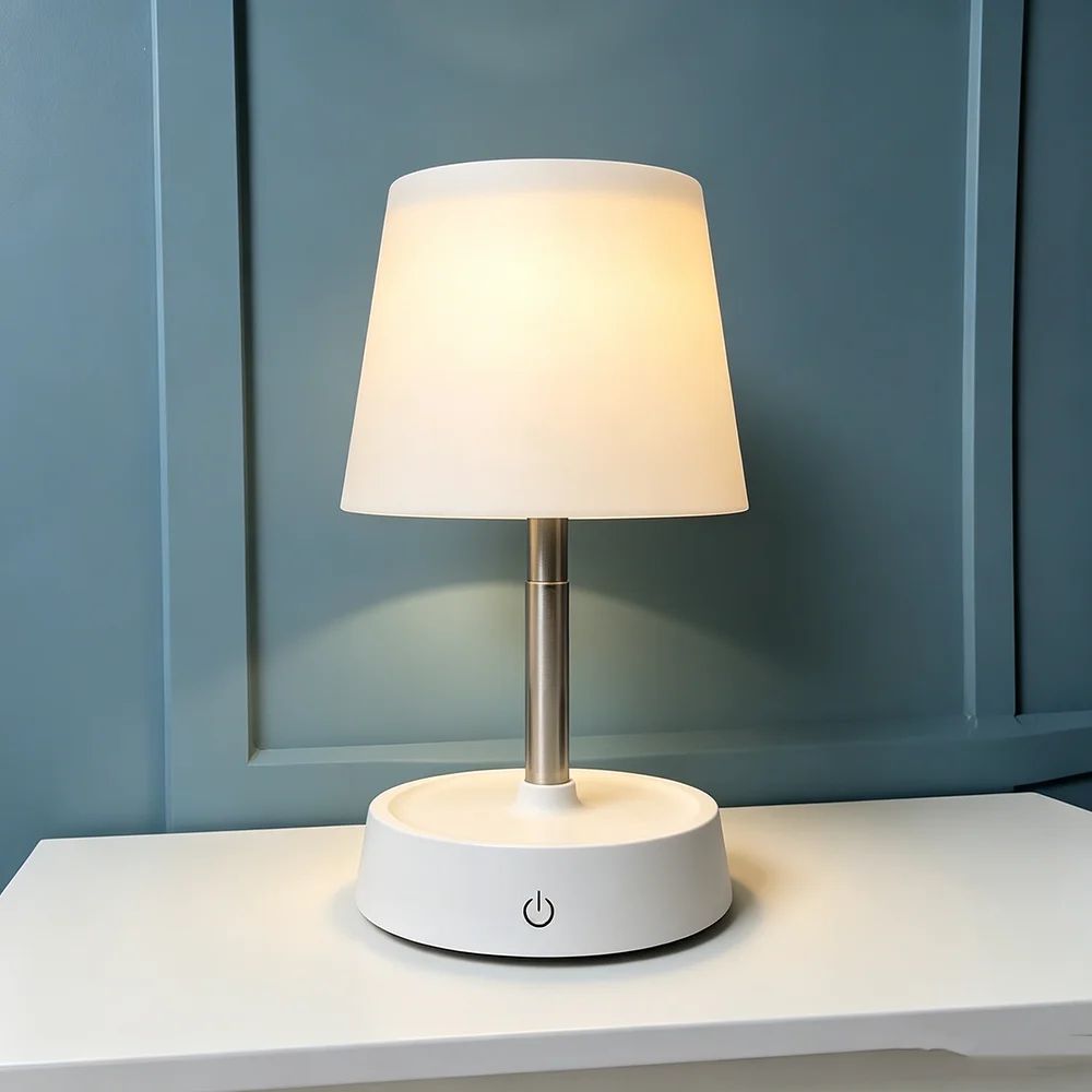 Rechargeable LED Desk Lamp with Touch Control – USB Rechargeable Cordless Table Lamp for Bedroom, Office & Camping