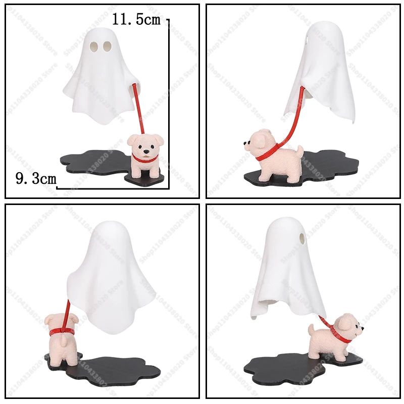 Cozy Ghost Dog LED Night Light for Halloween Decor