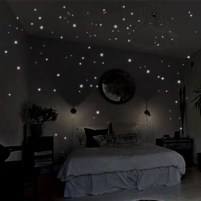 407-Piece Glow in the Dark Star Stickers for Kids Room and Ceiling Decor