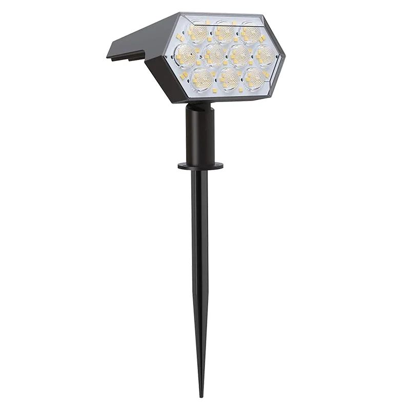 LumaGlow 92 LED Solar Spot Lights Outdoor with IP67 Waterproof 2-in-1 Design