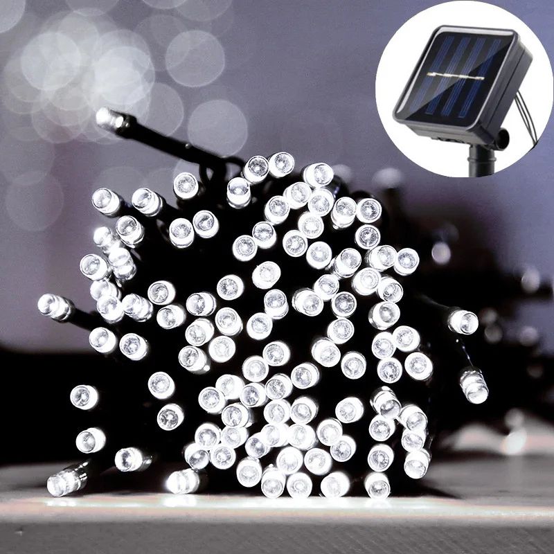 Solar Fairy String Lights Waterproof Outdoor Garden and Holiday Decor