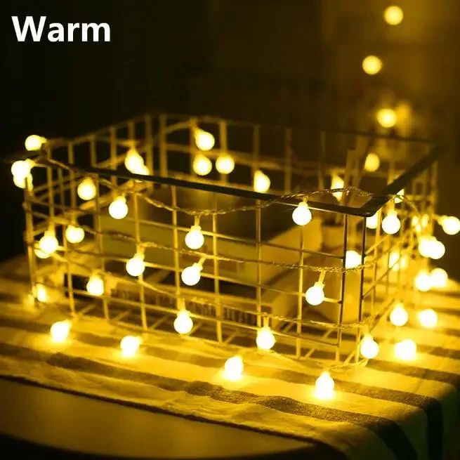 USB or Battery Powered LED Globe String Lights for Indoor and Outdoor Decor