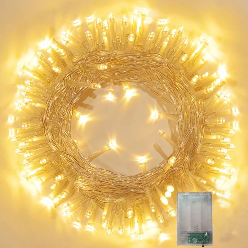 Battery Powered Waterproof LED Fairy String Lights for Indoor Outdoor Decor