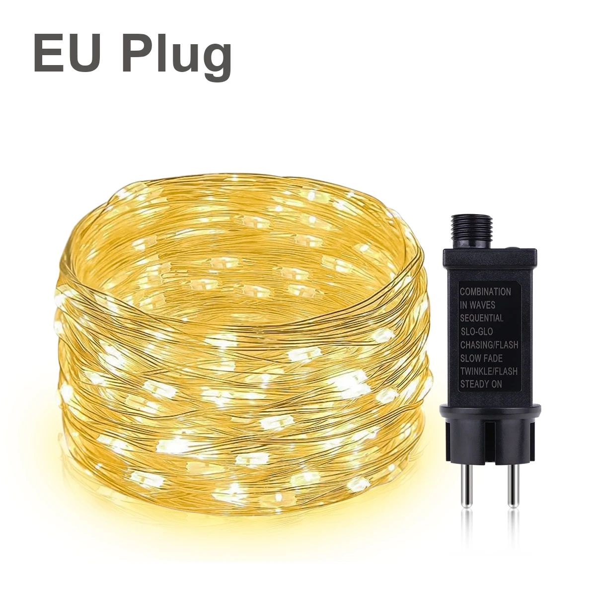 Dream Color LED String Lights with 8 Modes for Christmas and Outdoor Decor