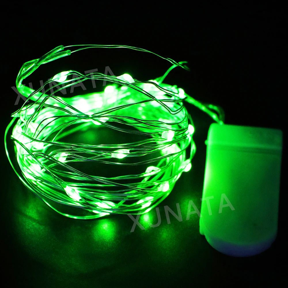Battery Powered Copper Wire Fairy Lights Waterproof LED String Lights 1M 2M 4M