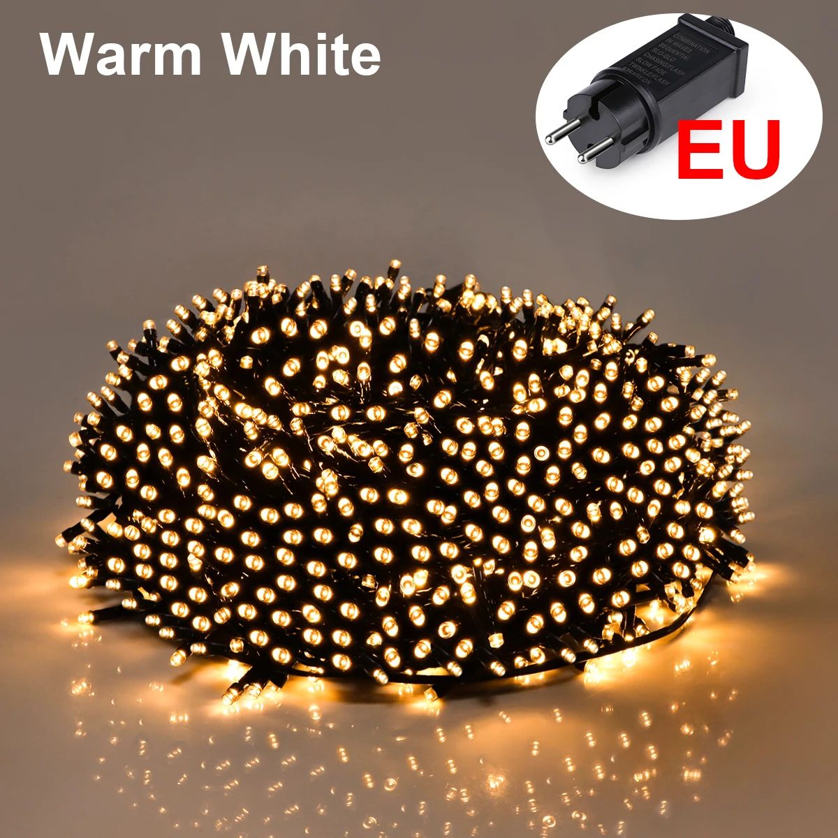 50M 100M 24V Waterproof LED Christmas Fairy String Lights