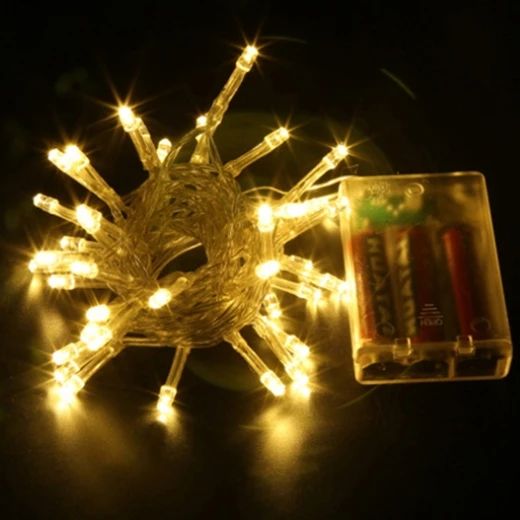 Battery Powered Waterproof LED Fairy String Lights for Christmas and Wedding Decor
