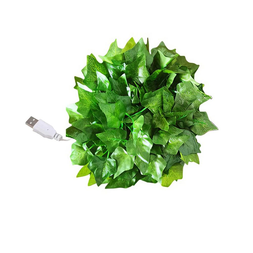 Eucalyptus Leaf LED Fairy String Lights USB or Battery Powered 2M 5M 10M