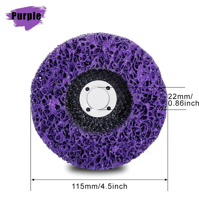 Diamond Strip Disc for Angle Grinder Rust and Paint Removal Wheel 4 to 5 Inch