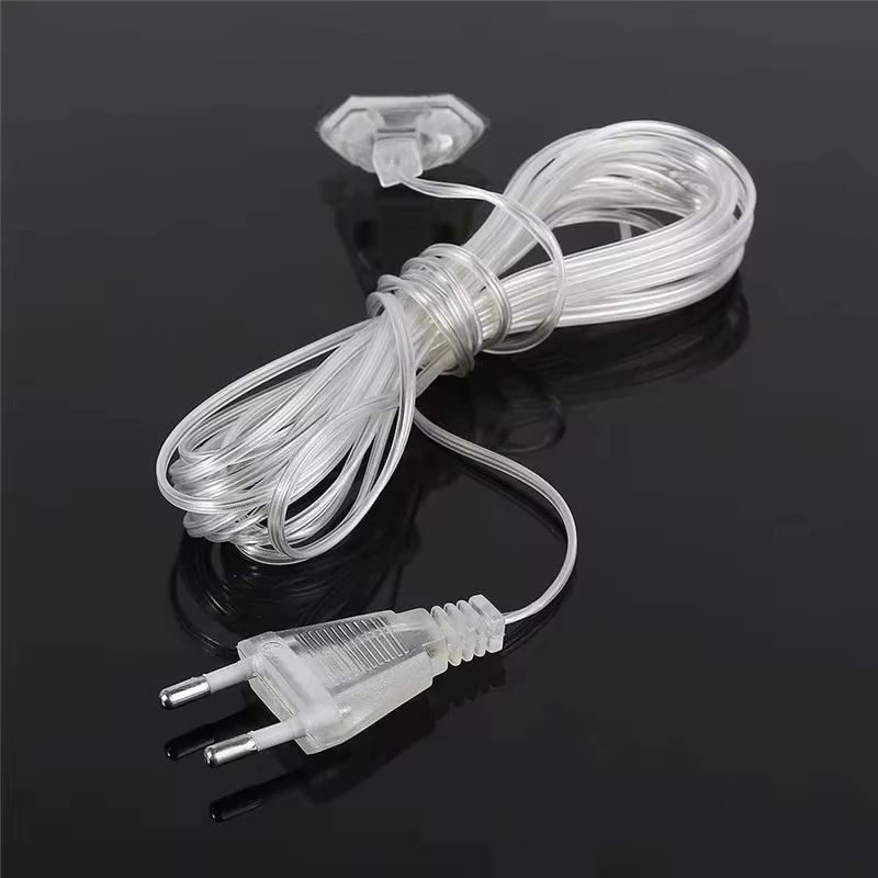 LED Icicle Waterfall String Lights for Outdoor Christmas and Eaves Decor