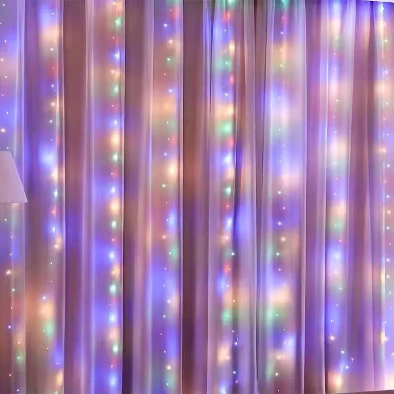 Ramadan LED Curtain Fairy Lights USB Powered with Remote 3x3M and 6x3M