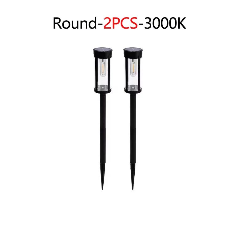 Retro Solar Pathway Lights - Warm White IP65 Waterproof Garden Stake Lights 2/4/6PCS