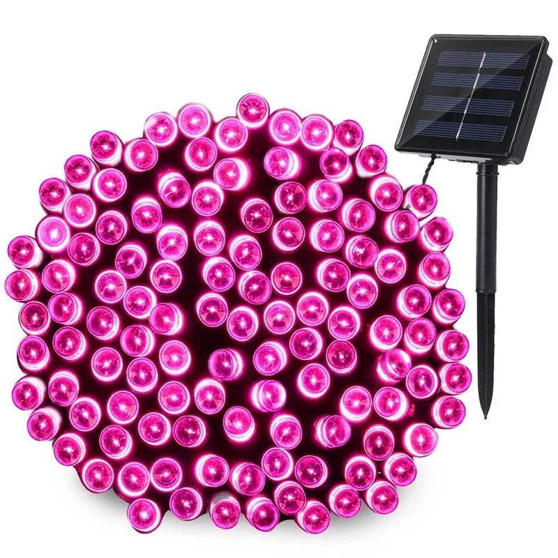 Solar LED Fairy String Lights 7M 12M 22M Waterproof 8 Modes Outdoor Garden Decor
