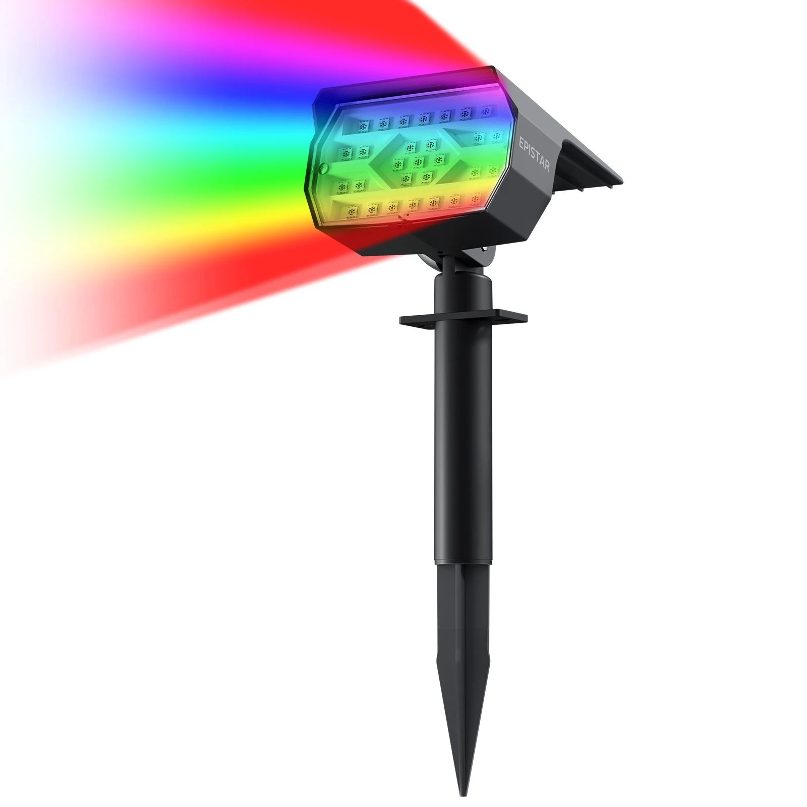 29 LED RGB Solar Spotlight 7 Color Changing IP67 Waterproof Outdoor Landscape Light