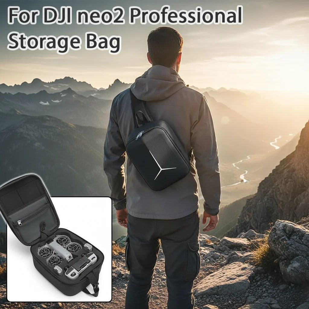 DJI Neo 2 RC-N3 Portable Storage Bag Travel Shoulder Carrying Case