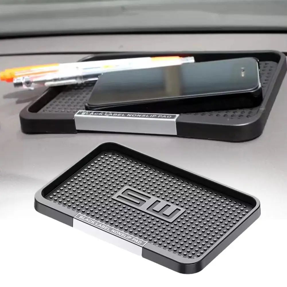 Universal Car Dashboard Anti-Slip Mat with Phone Holder and Storage Pad