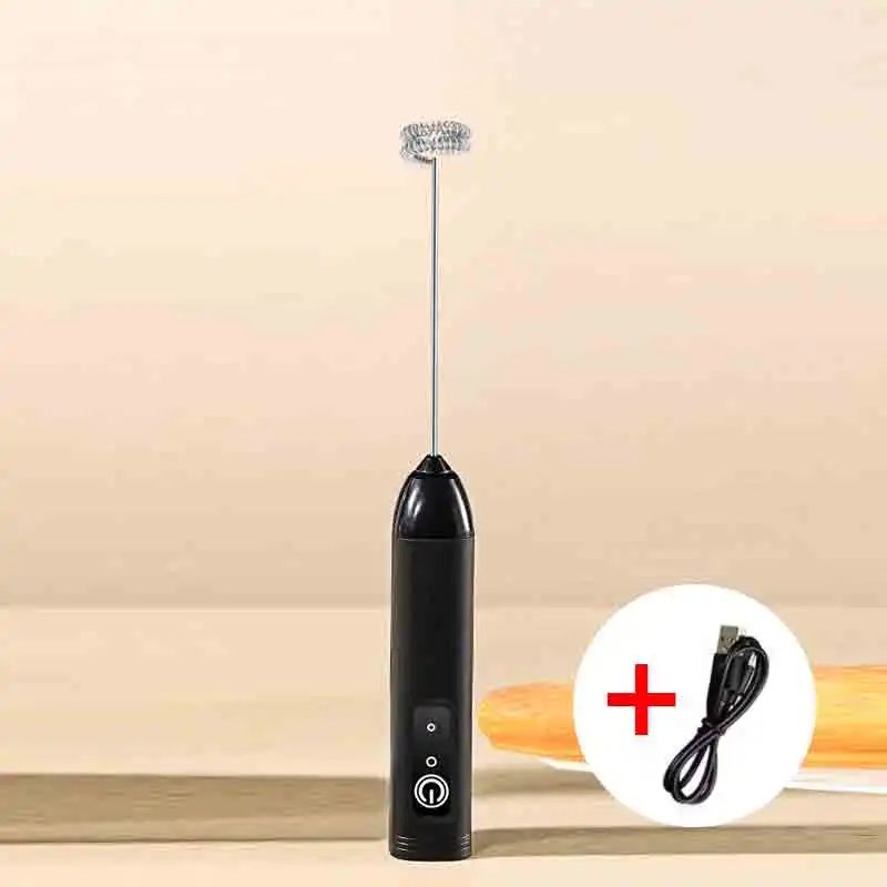 Portable Electric Milk Frother Handheld Coffee Foamer and Egg Beater